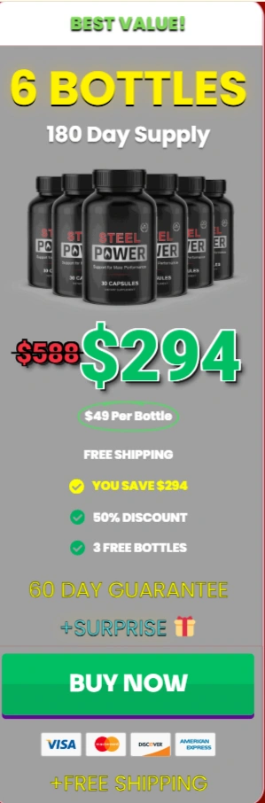 Steel Power 6 Bottle Price